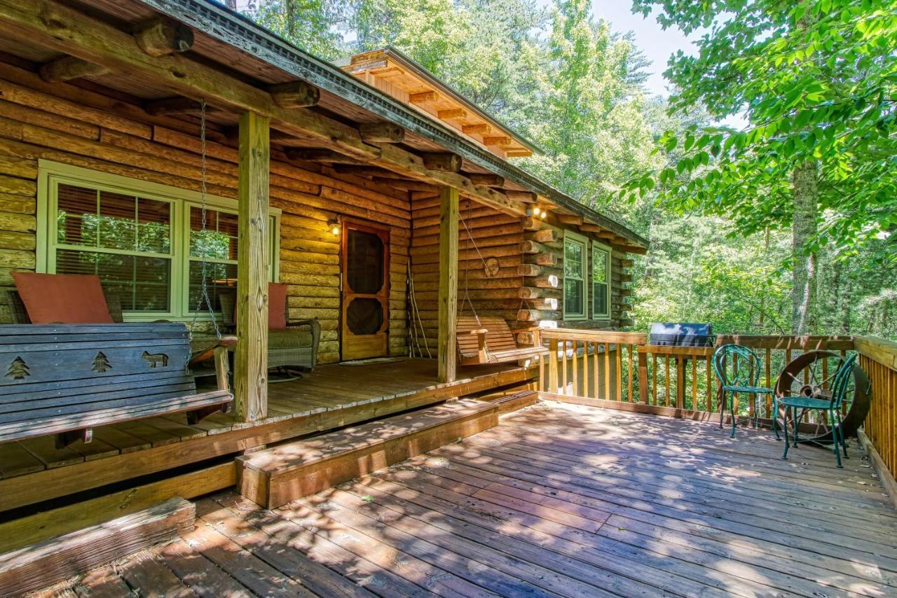 Very Private, Real Log Cabin With Hot Tub! Сев'єрвілл Екстер'єр фото