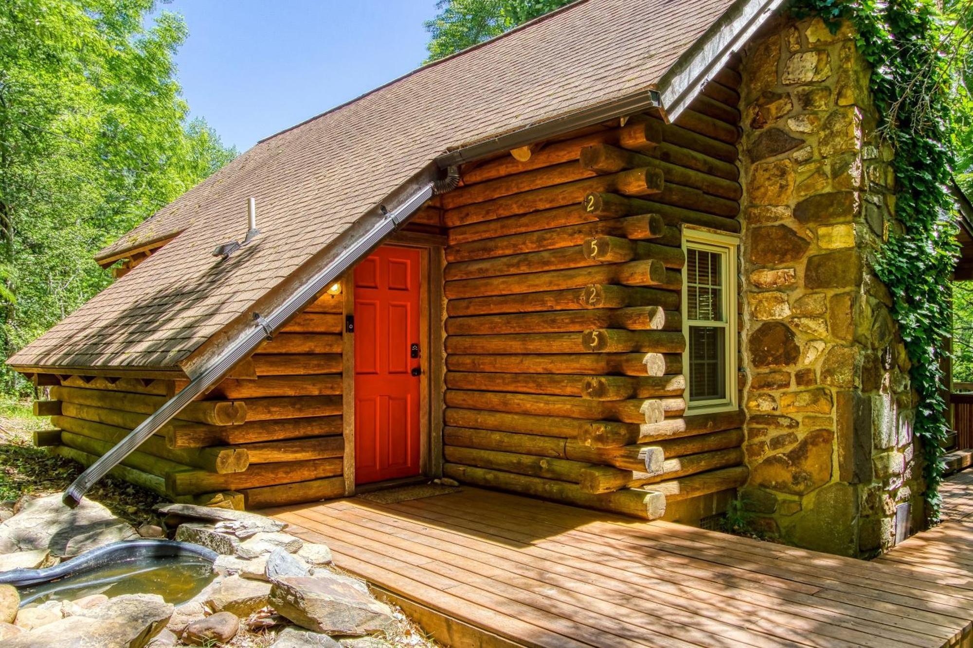 Very Private, Real Log Cabin With Hot Tub! Сев'єрвілл Екстер'єр фото
