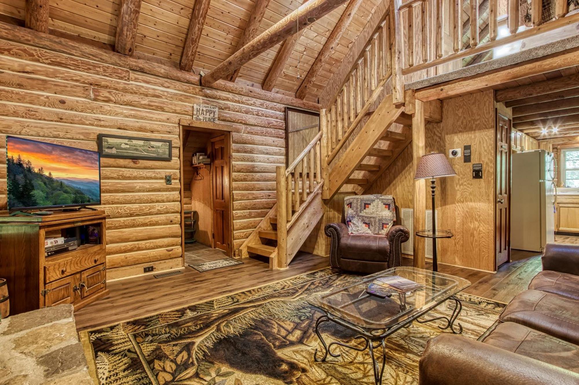 Very Private, Real Log Cabin With Hot Tub! Сев'єрвілл Екстер'єр фото