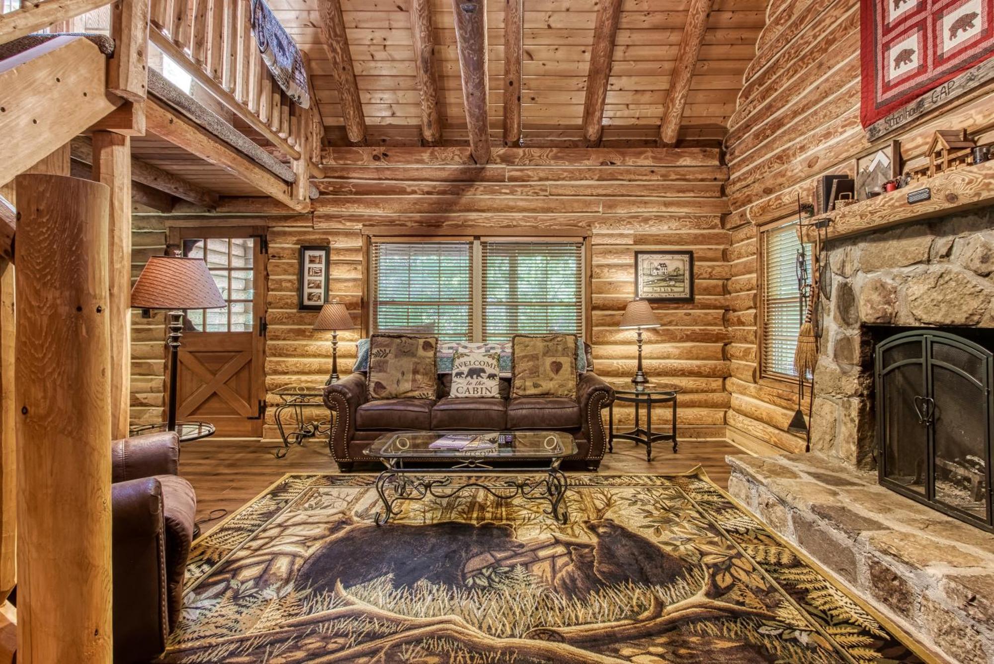 Very Private, Real Log Cabin With Hot Tub! Сев'єрвілл Екстер'єр фото