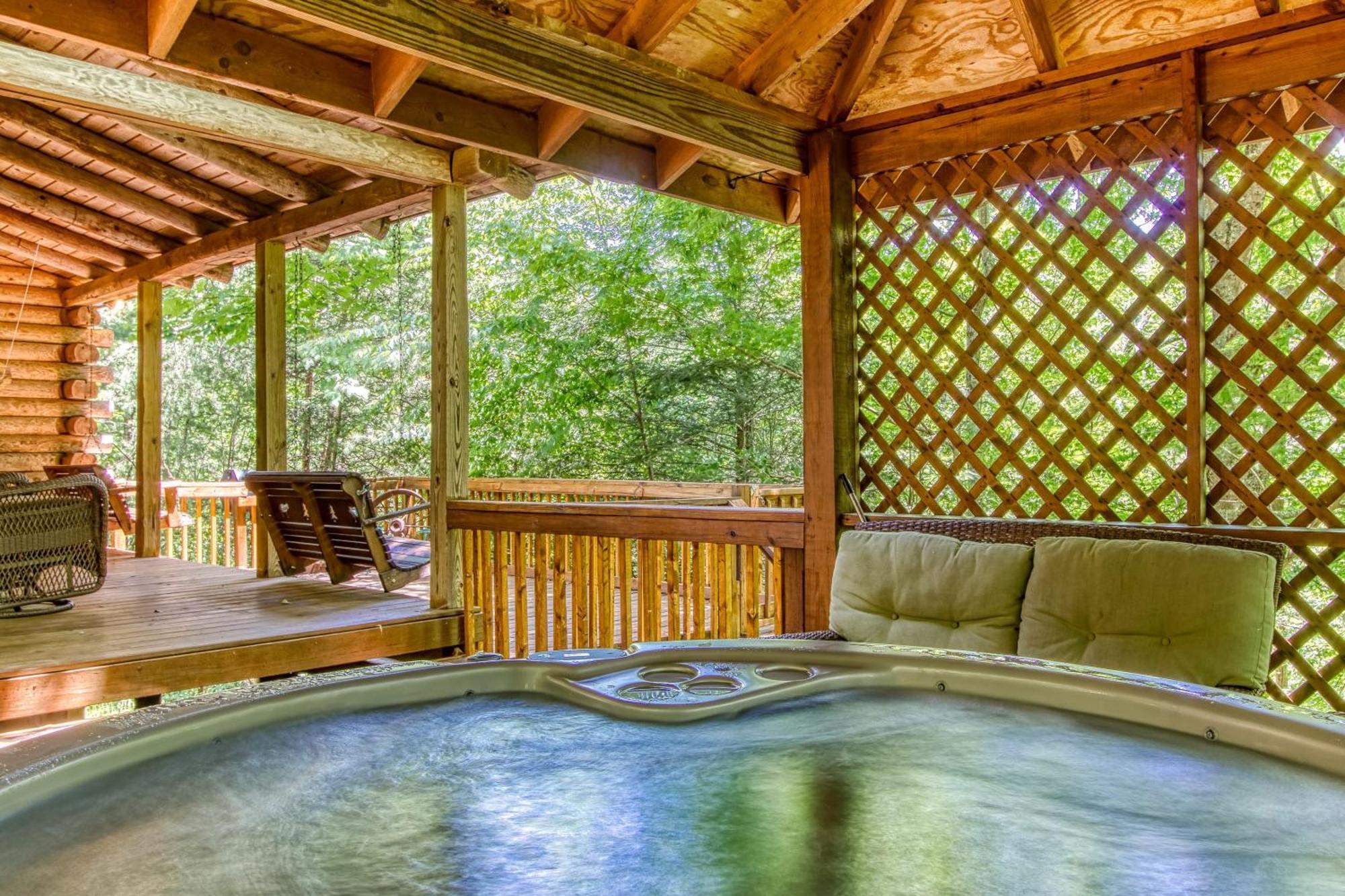 Very Private, Real Log Cabin With Hot Tub! Сев'єрвілл Екстер'єр фото